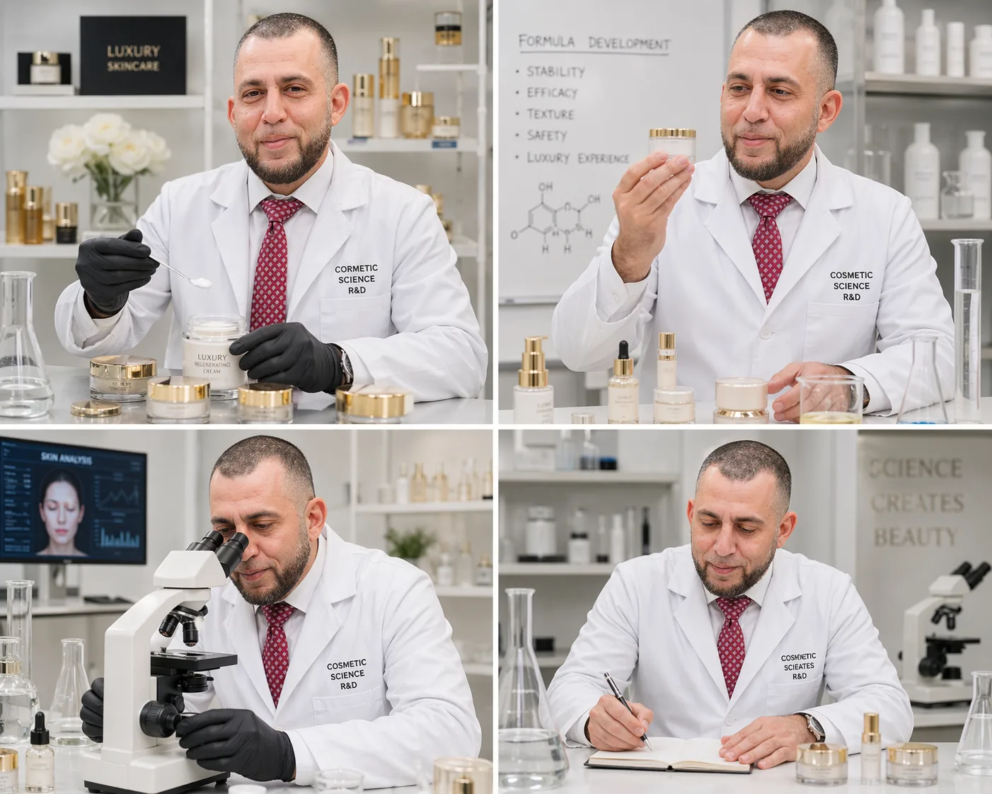 Dr. Moe Afaneh, founder of B NOOR, pharmacist and formulator